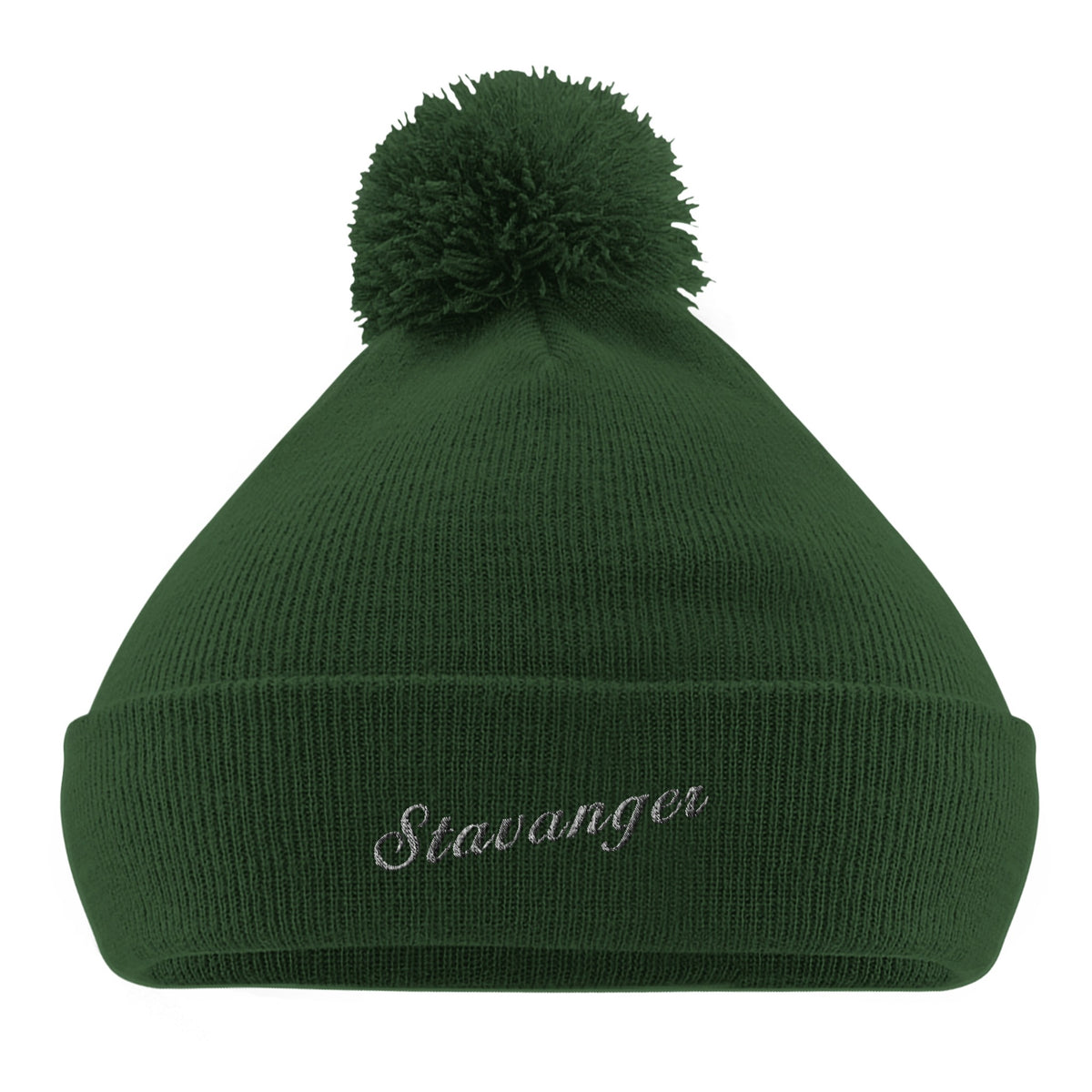Stavanger brodert pom pom lue, norsk stedsstolthet