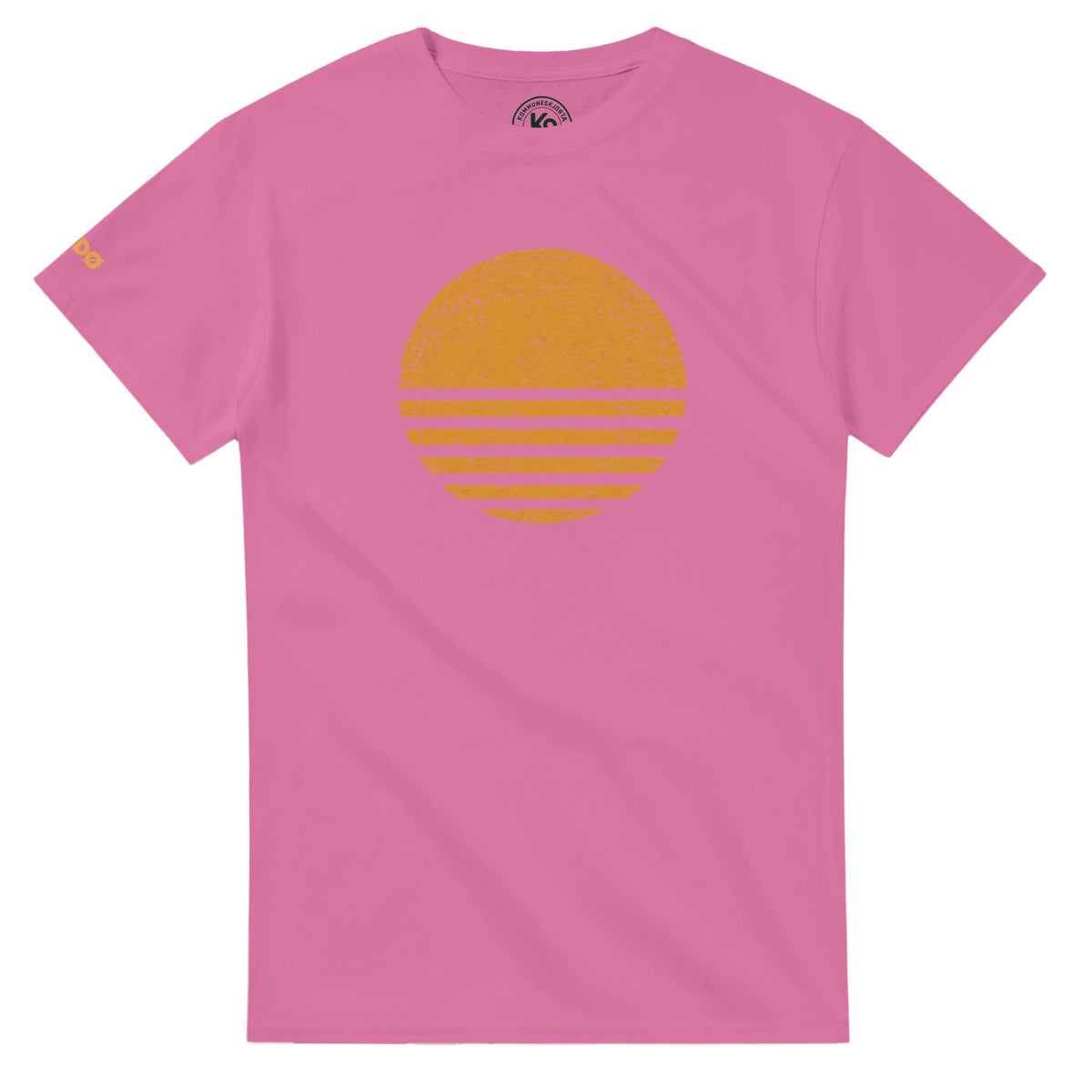 Bodø t-skjorte med midnattsol-motiv, retro sommerdesign, Nordland