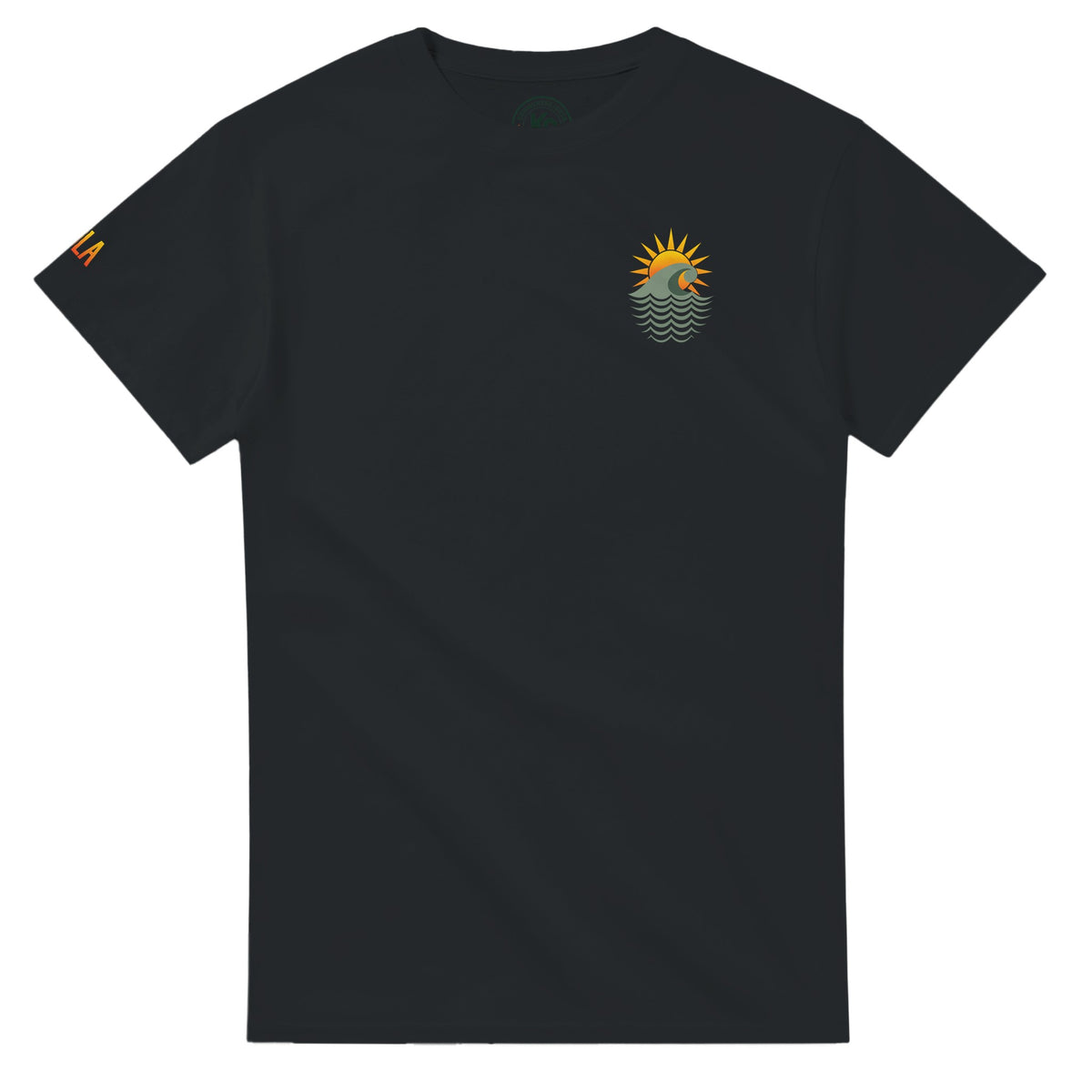 Sola t-skjorte med sol og bølge-merke, Rogaland