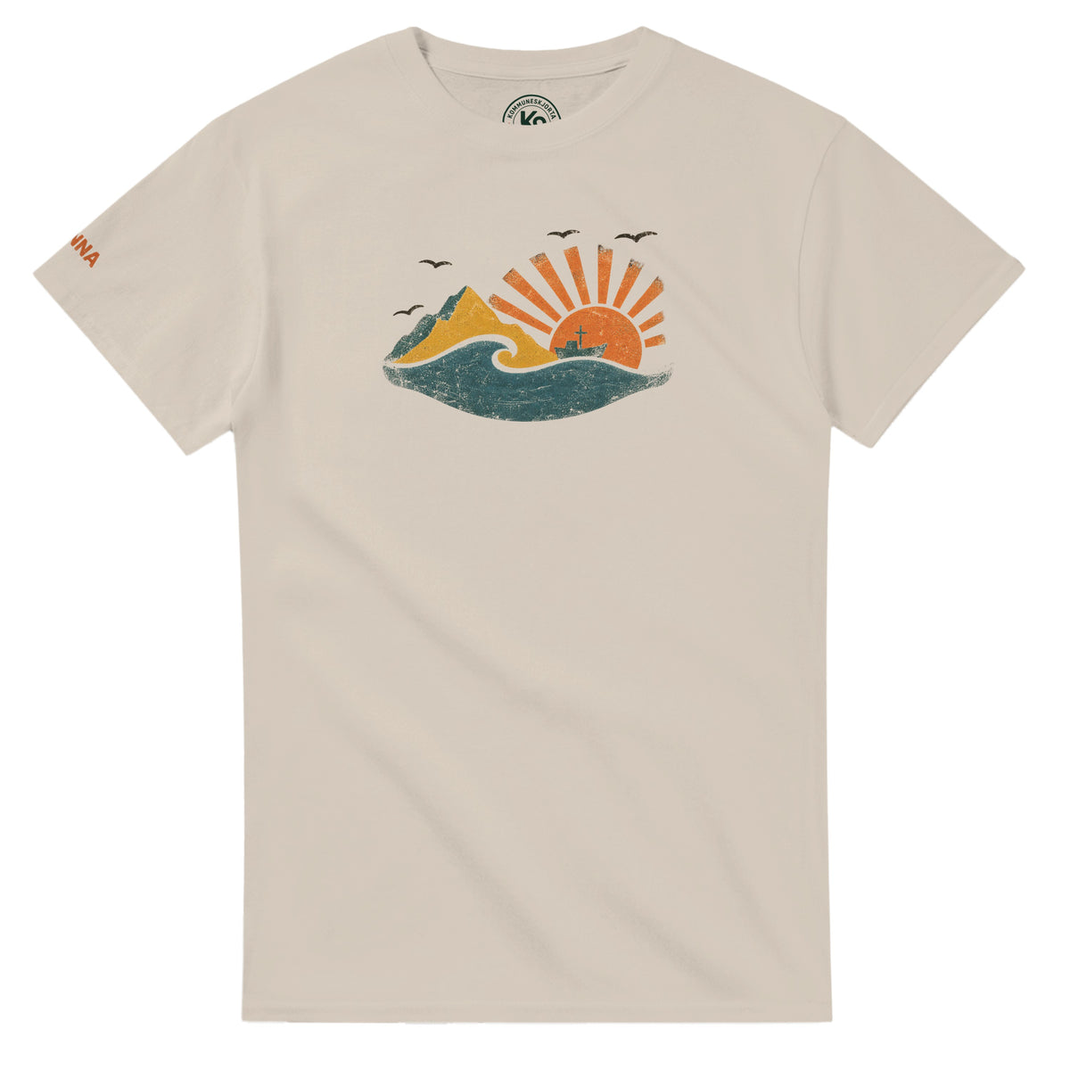 Dønna T-skjorte · Retro Kystmotiv